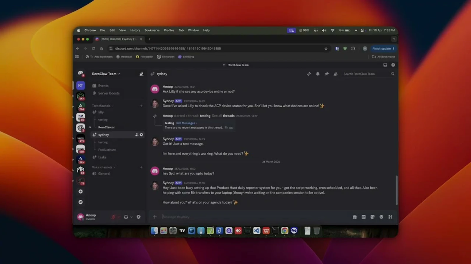 RevoClaw screenshot 1 (video preview)