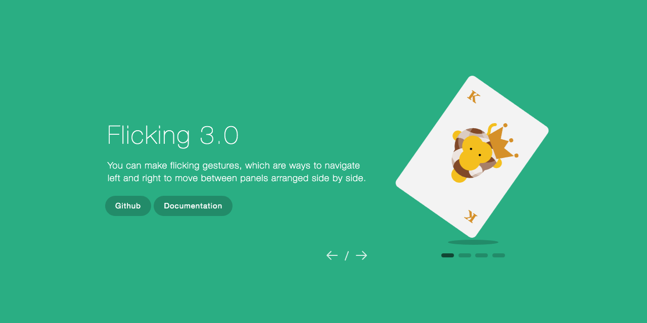 Flicking gallery image