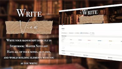 Storybook: Master Novelist for Notion gallery image