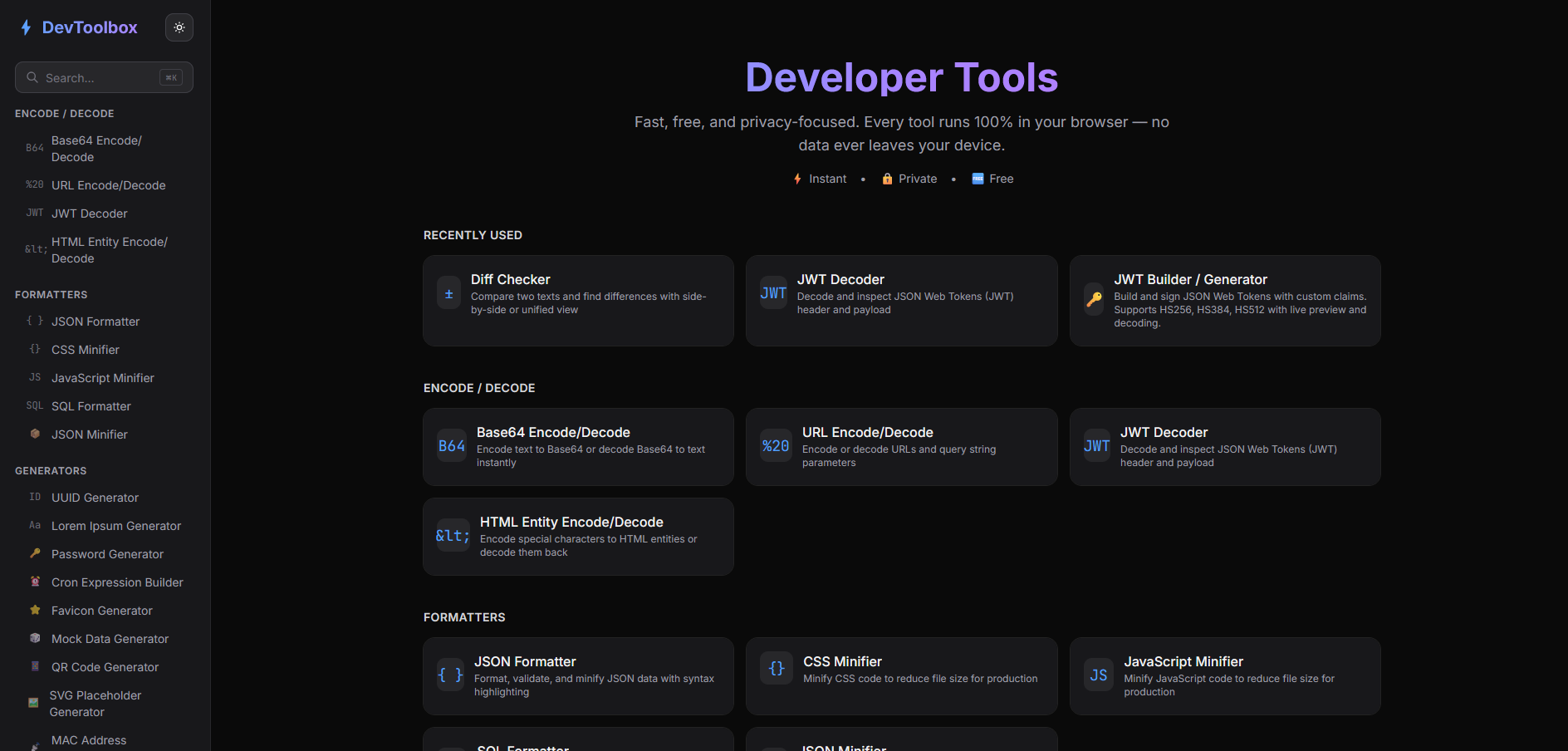 DevToolbox gallery image