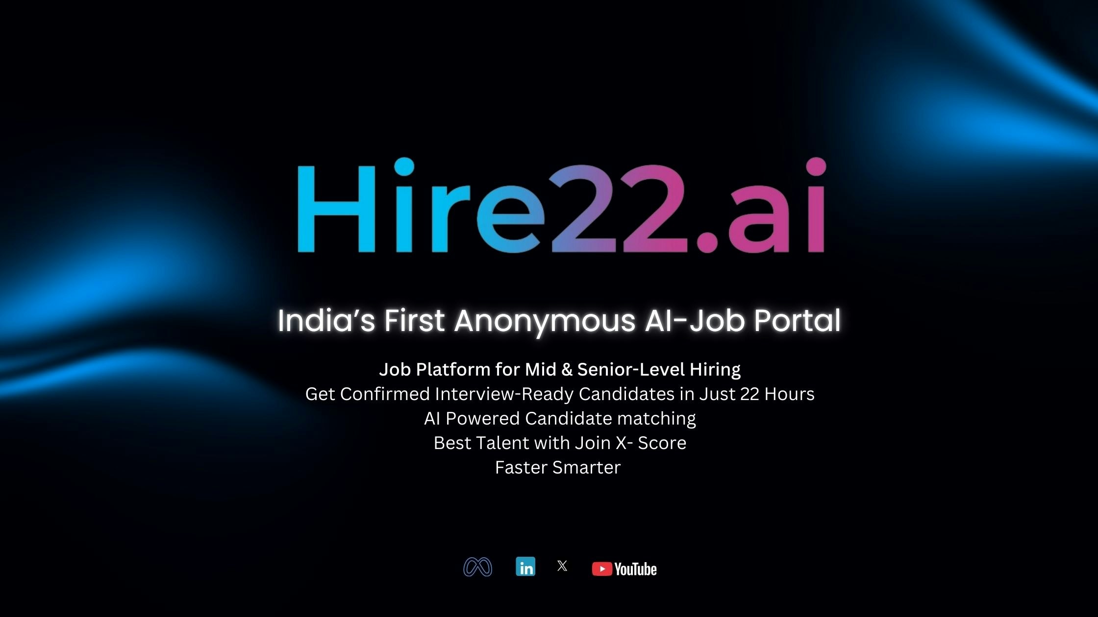 Média Hire22.ai - Premier portail d'emploi anonyme alimenté en IA 1