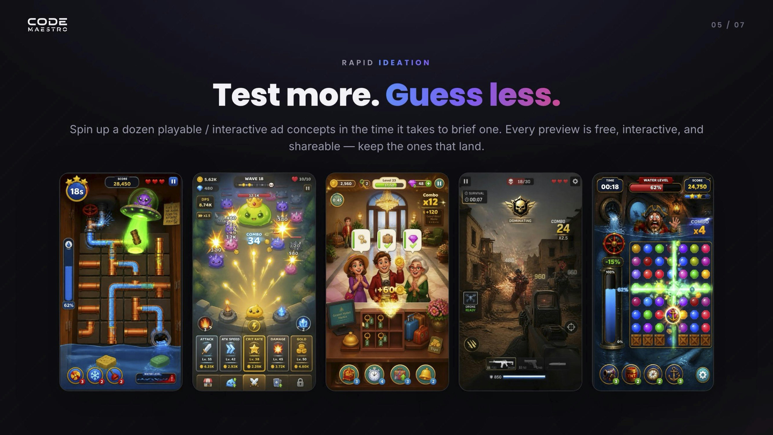 Code Maestro - Playable Ads Creator` gallery image