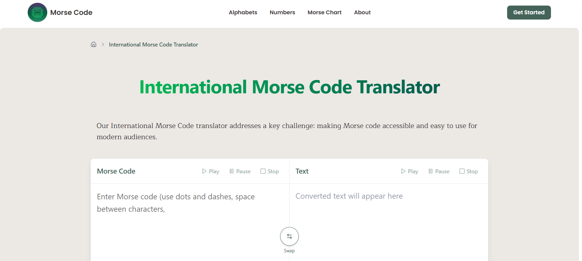 Morse Code Translator gallery image