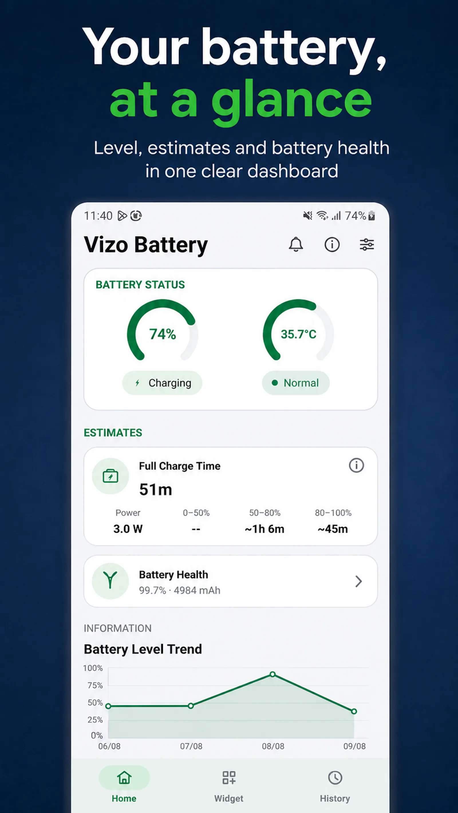Vizo Battery screenshot 1