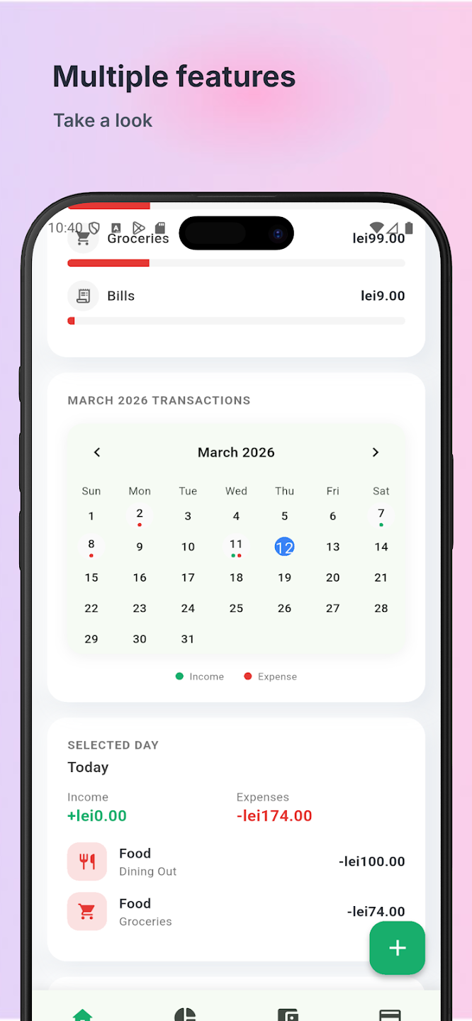 Budget Planner App MoneyTrack gallery image