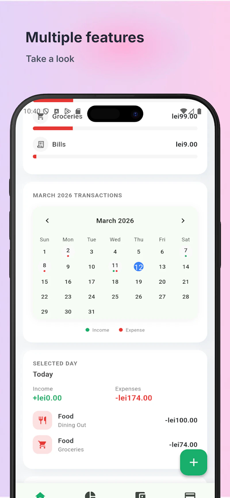 Budget Planner App MoneyTrack screenshot 5