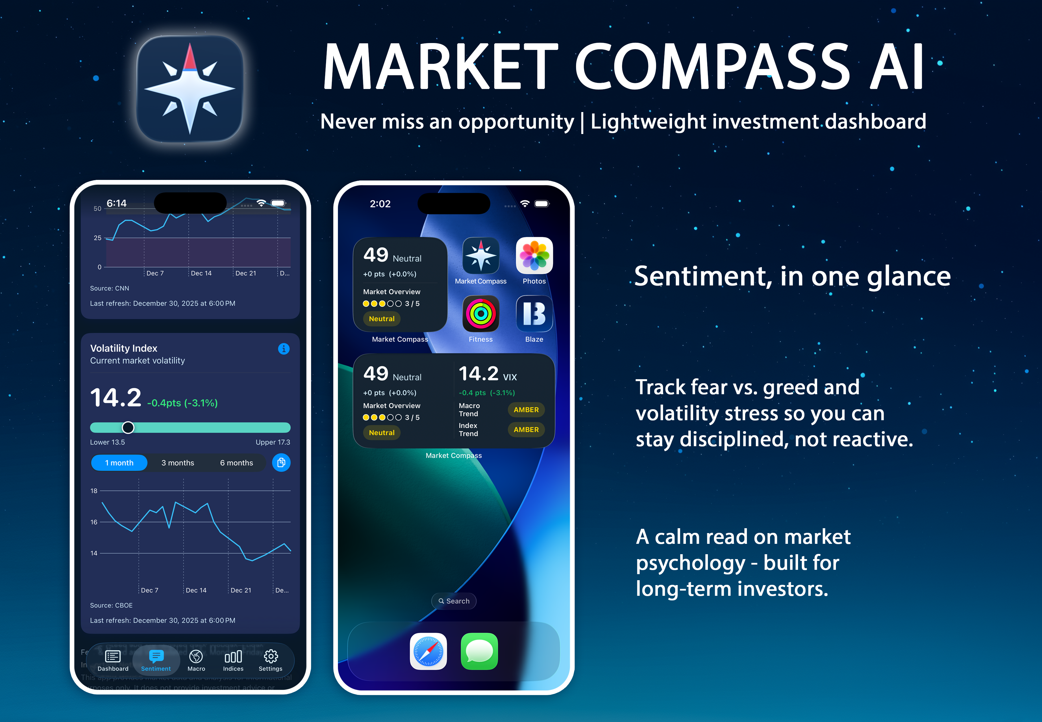 Market Compass iOS App gallery image