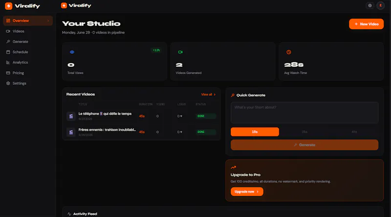 viralify screenshot 2