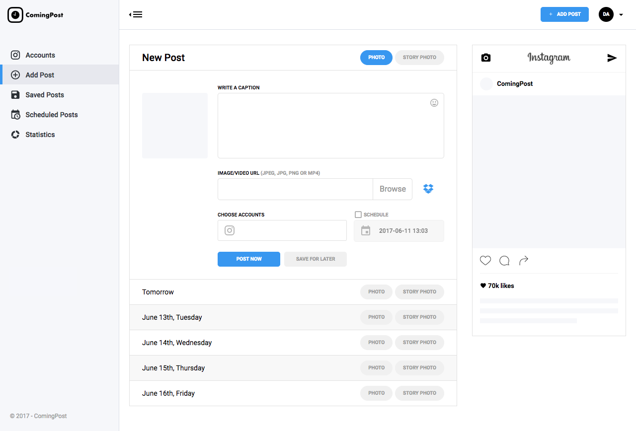 ComingPost gallery image