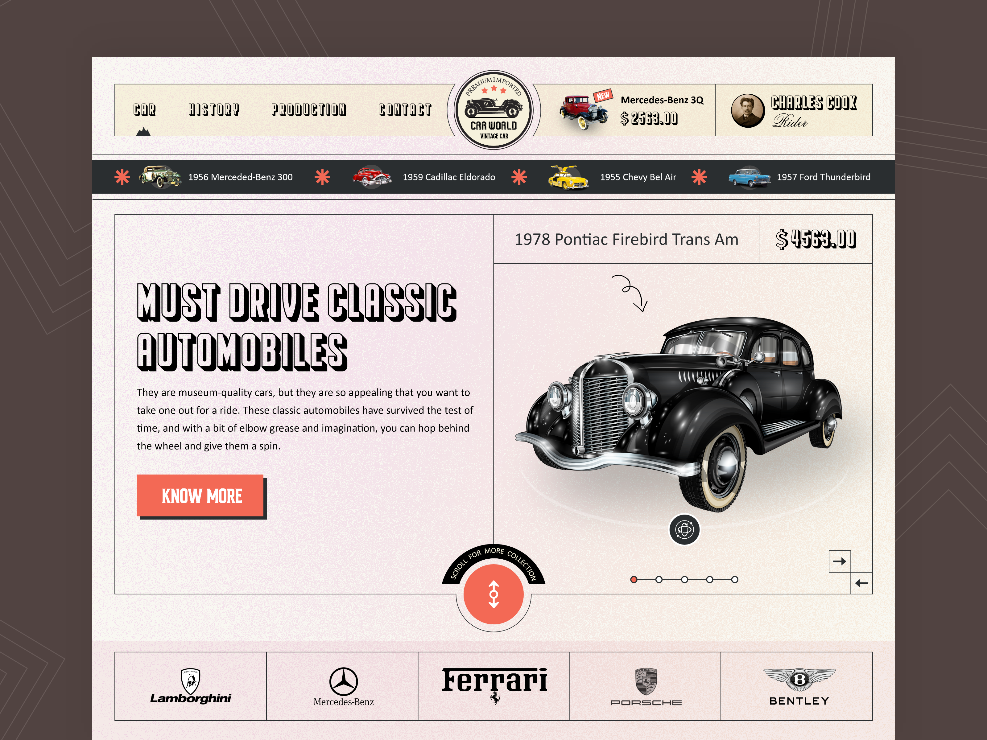 Kereta Vintage - Aplikasi Web media 1