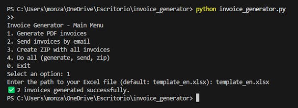 Invoice Generator Simple PDF gallery image