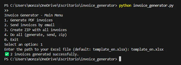 Invoice Generator Simple PDF gallery image