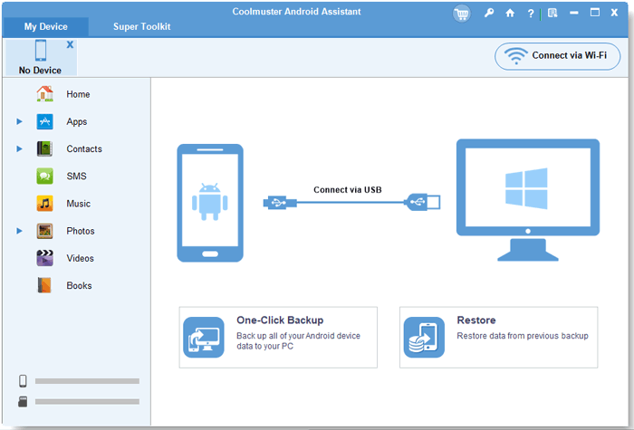 Mídia 2 de CoolMuster Android Assistant - Assistente Android, gerente do Android, Android Backup