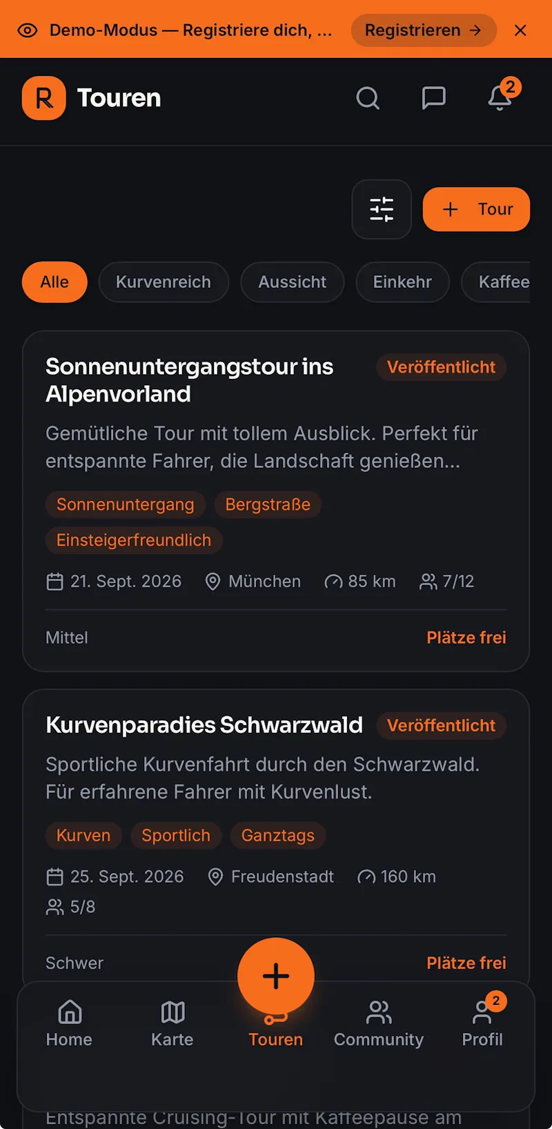 RideTogether screenshot 2