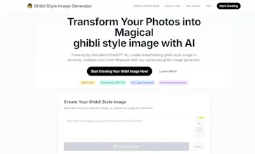Ghibli Style Image Generator gallery image