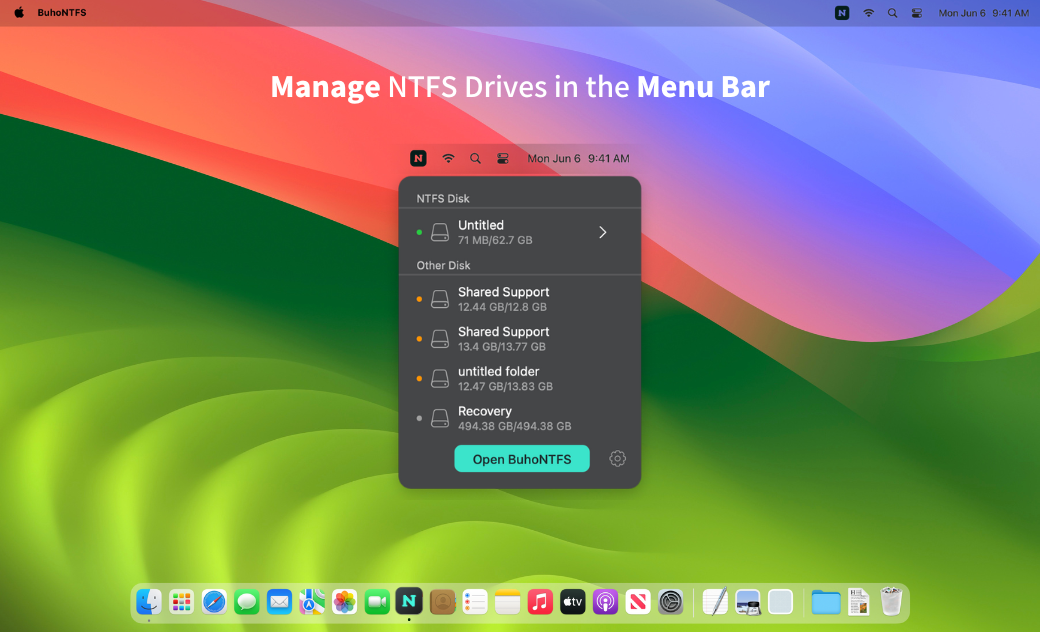 Buhontfs - Su aplicación esencial NTFS para Mac media 2