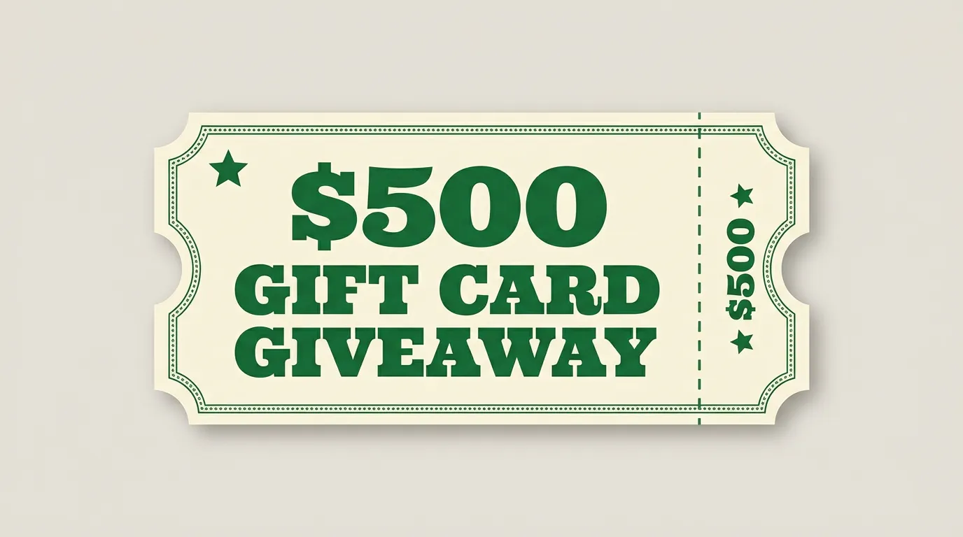 Is Our $500 Gift Card Giveaway Legit? 