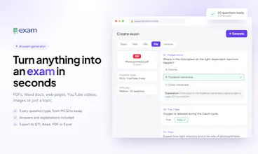 EExam: AI Quiz Generator gallery image