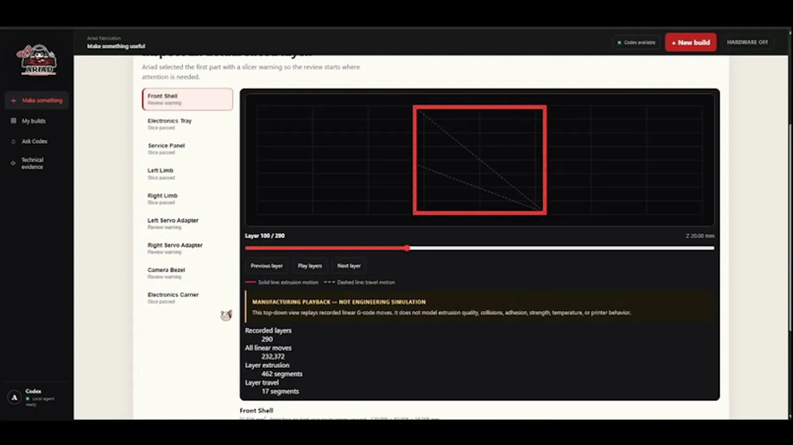 Ariad Fabrication screenshot 5