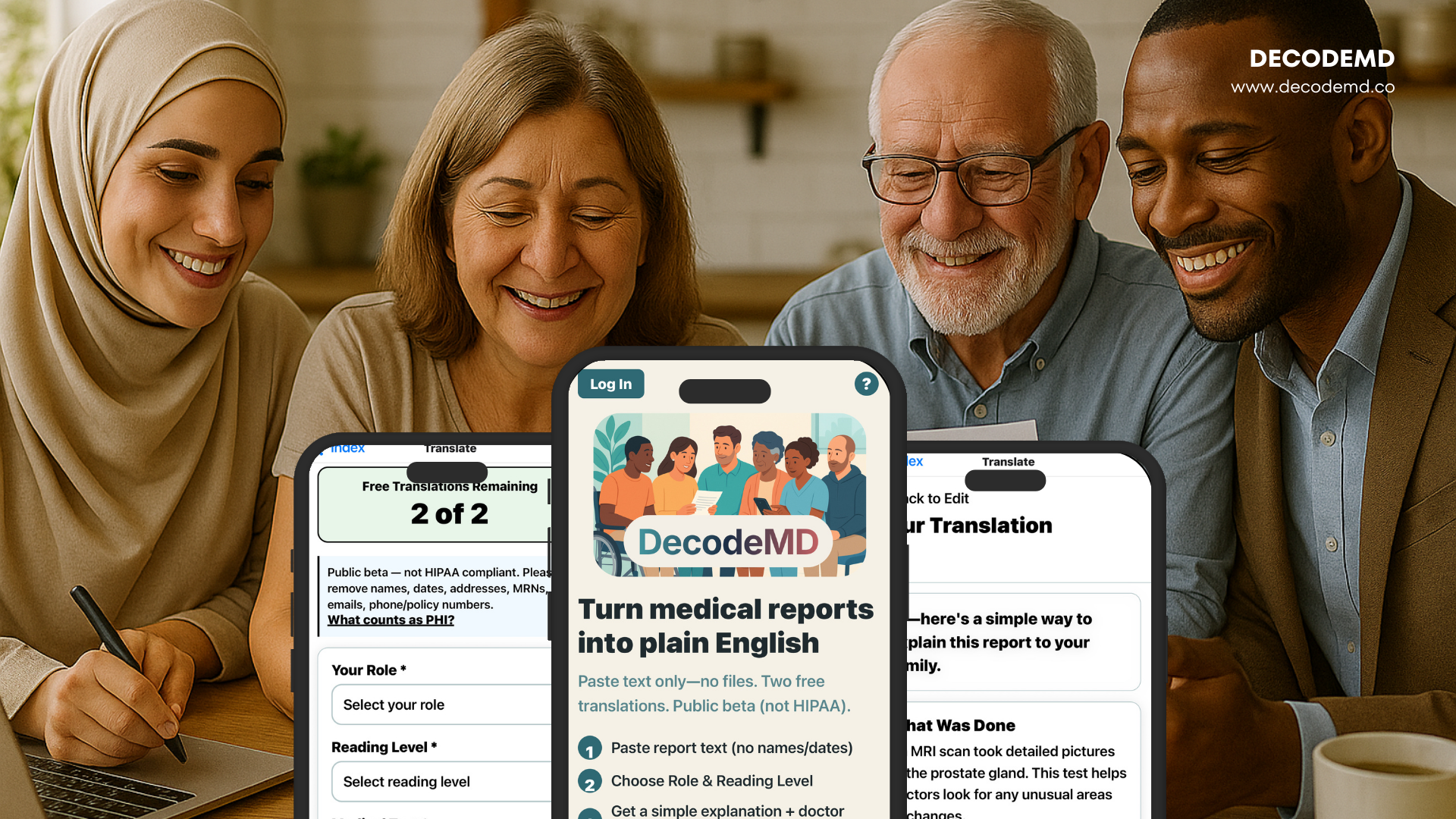 DecodeMD: Medical Report Translator gallery image