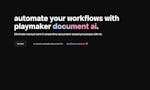 Document AI by Playmaker image