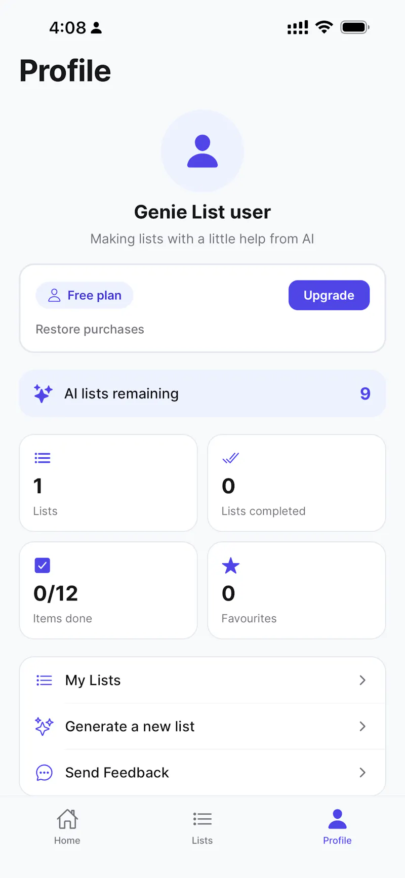 Genie List - AI checklists screenshot 6