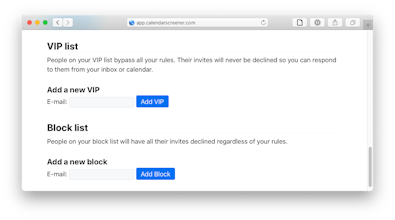 Calendar Screener gallery image