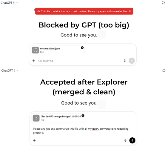 Média Genai Conversation Explorer - Ne perdez plus jamais un aperçu de l'IA. 3