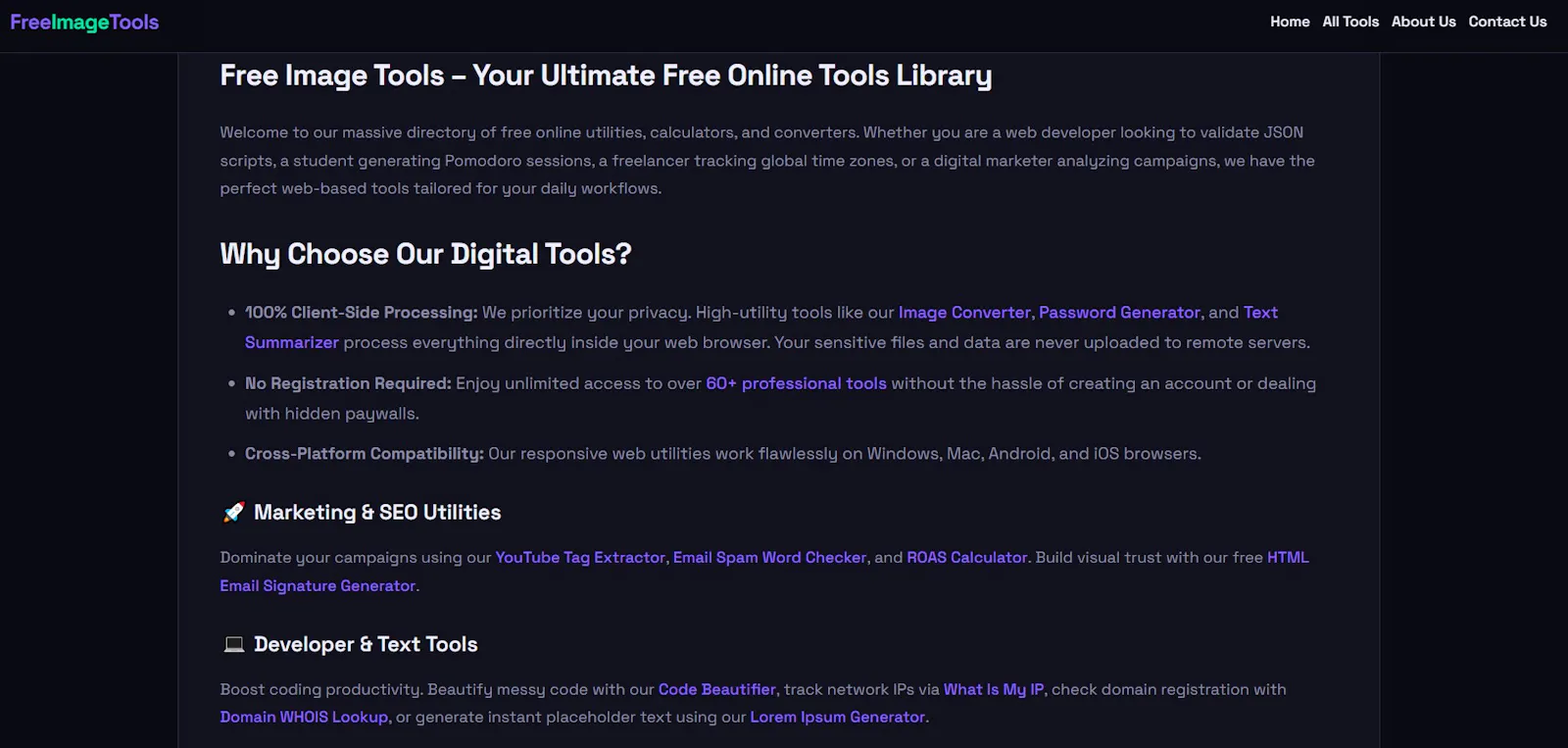 60+ Free Online Tools screenshot 2