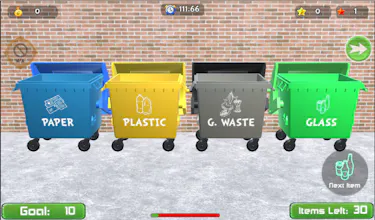 Educational Game - Recycle Free Throw Basketball gallery image