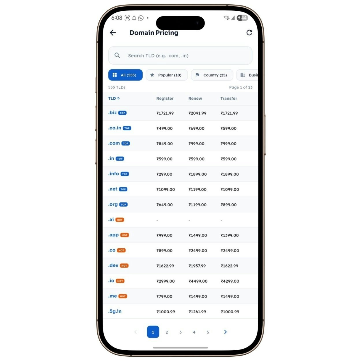 WHMCS Client Area App for Android & iOS gallery image