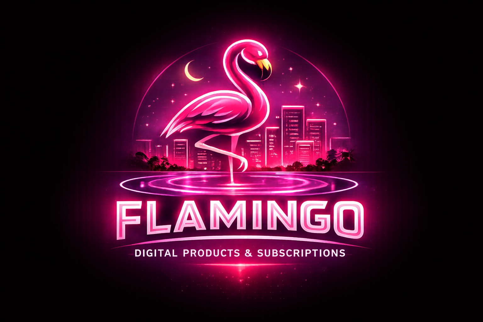 Flamingo - Product Hunt launch logo and brand identity