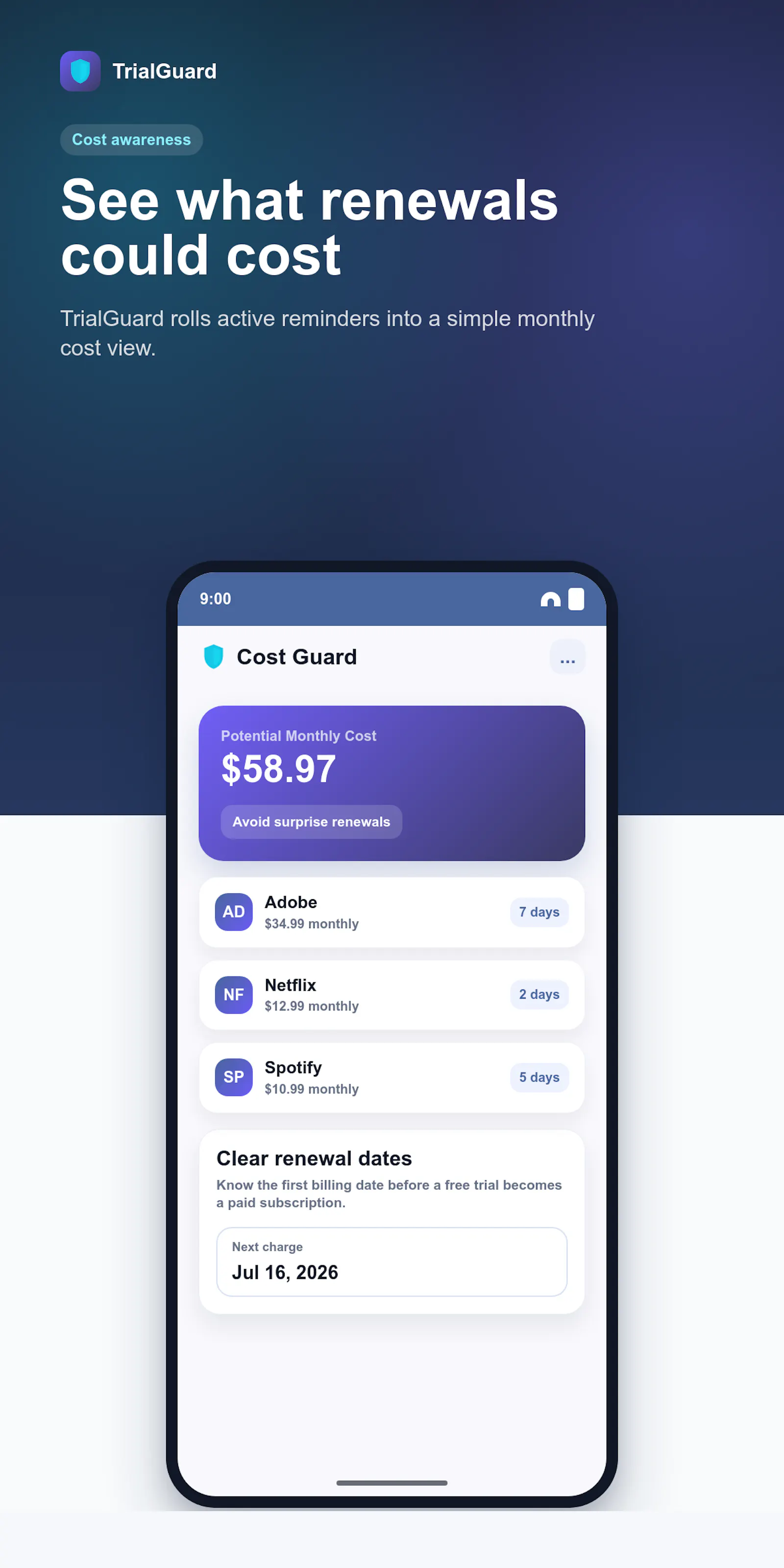 TrialGuard screenshot 5