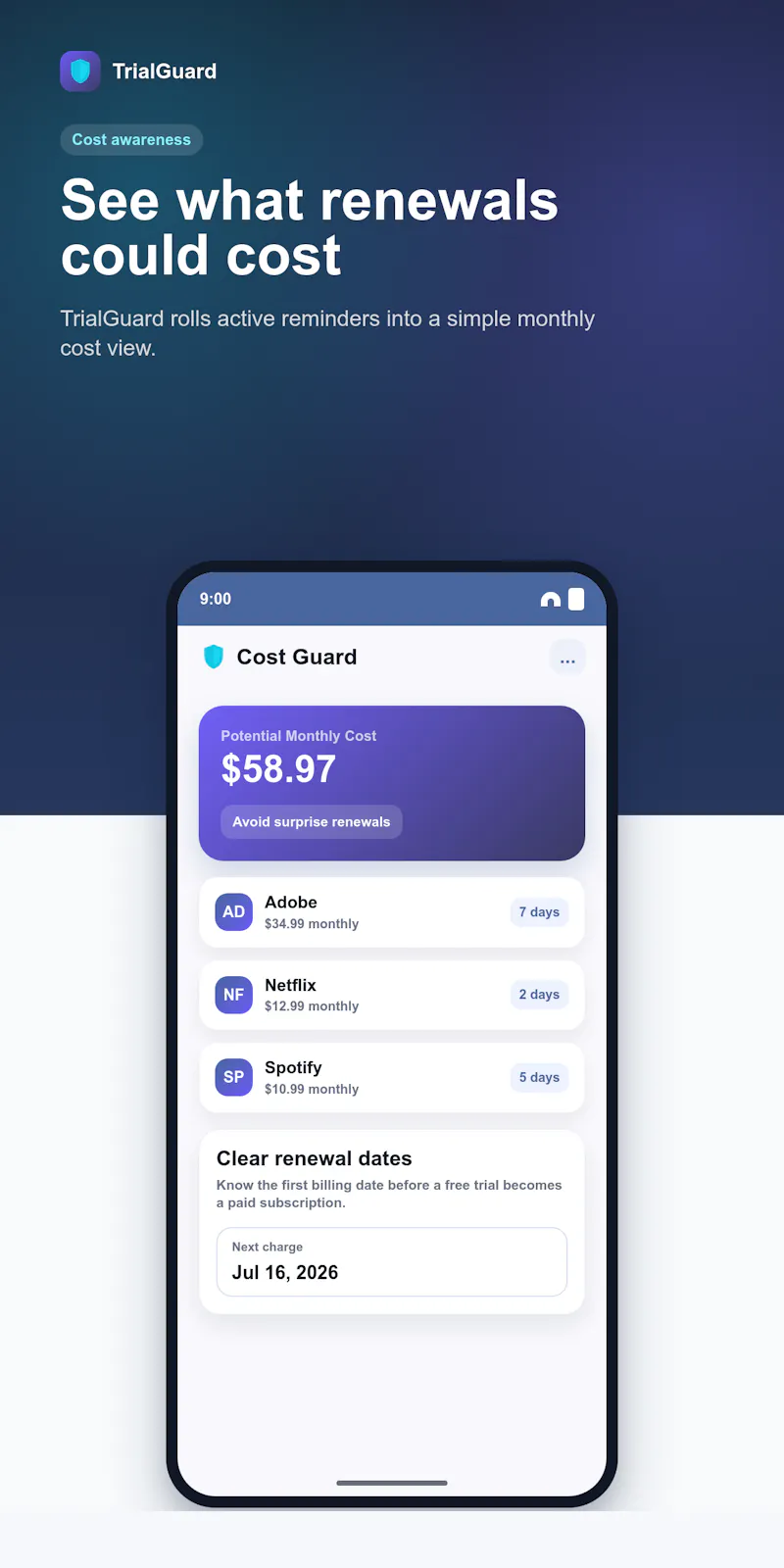 TrialGuard screenshot 5