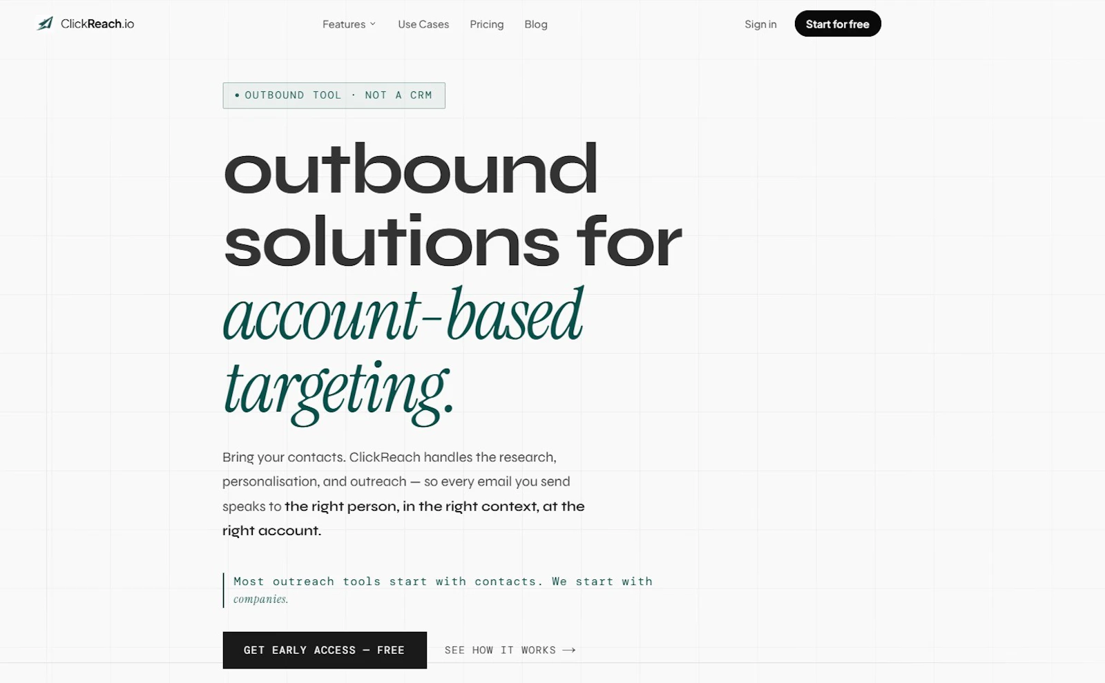 outbound solution for small teams screenshot 1