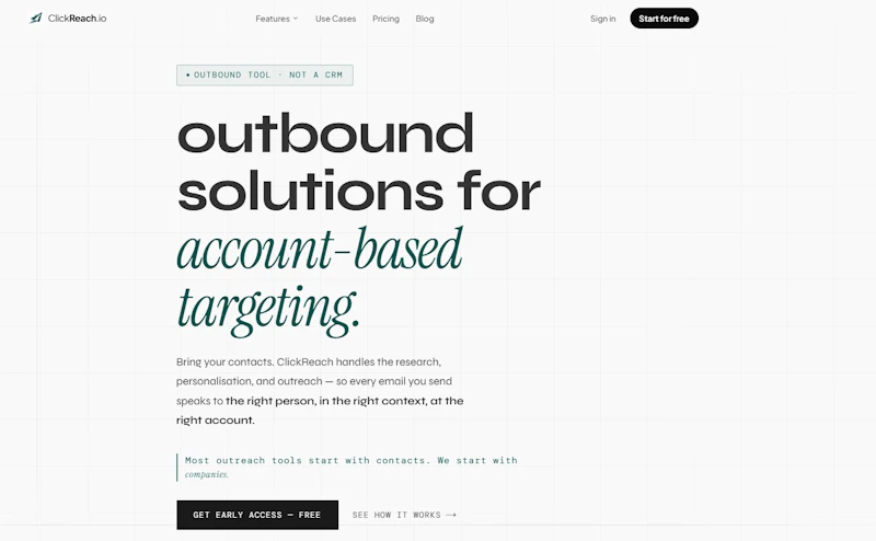 outbound solution for small teams screenshot 1