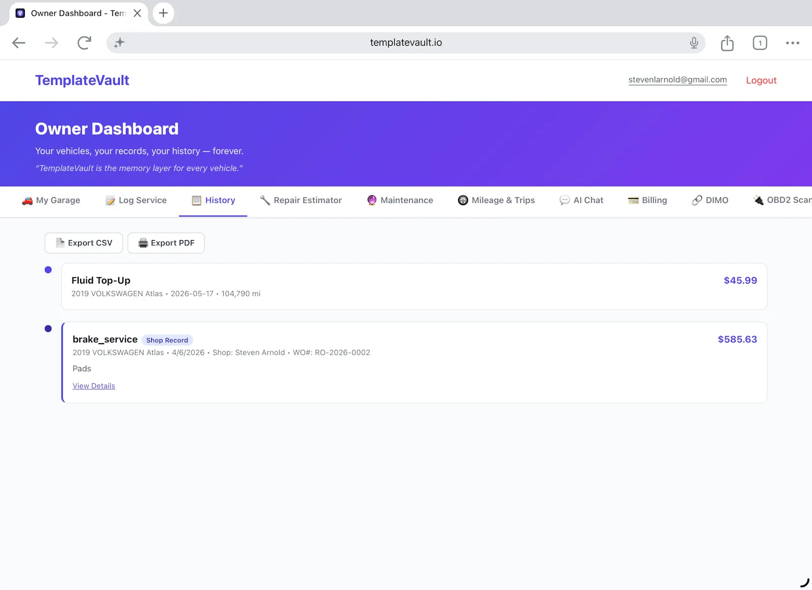 TemplateVault screenshot 3