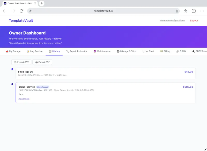 TemplateVault screenshot 3