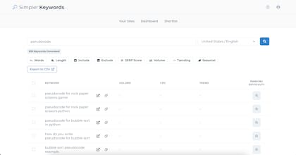 Simpler Keywords gallery image