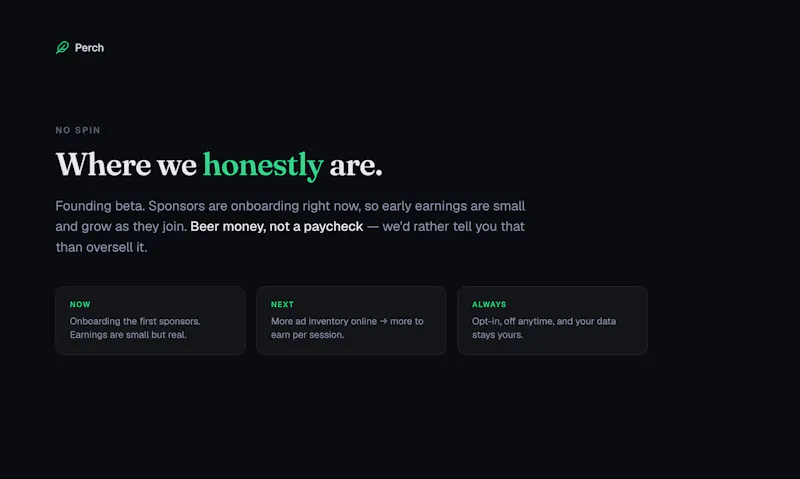 Perch screenshot 5