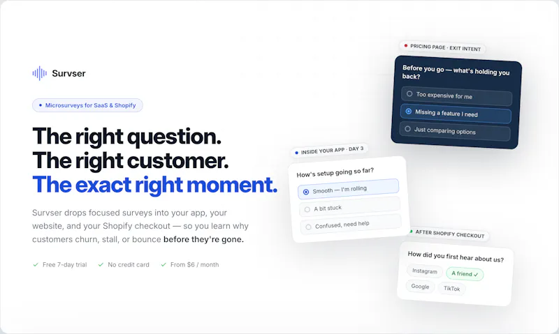 Survser screenshot 2