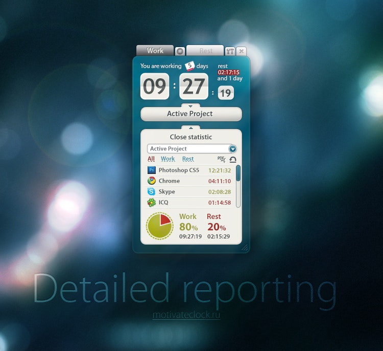 Motivate Clock gallery image