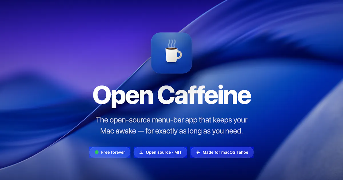 Open Caffeine