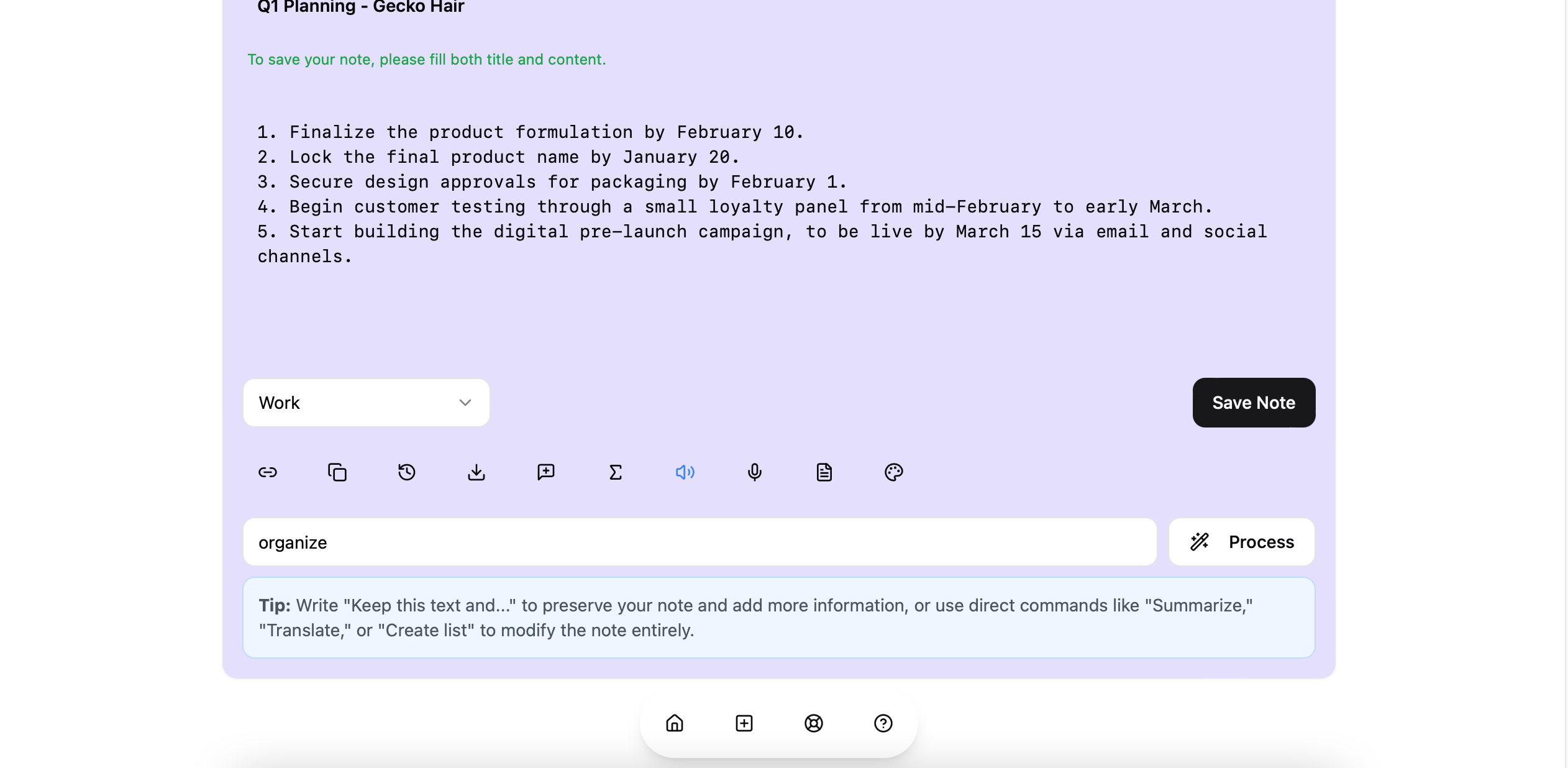 MindNote gallery image