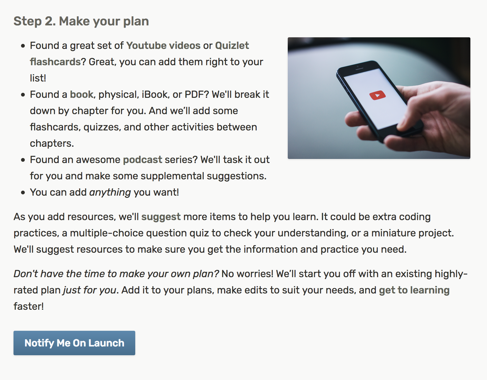 Make Your Own Learning Plan gallery image