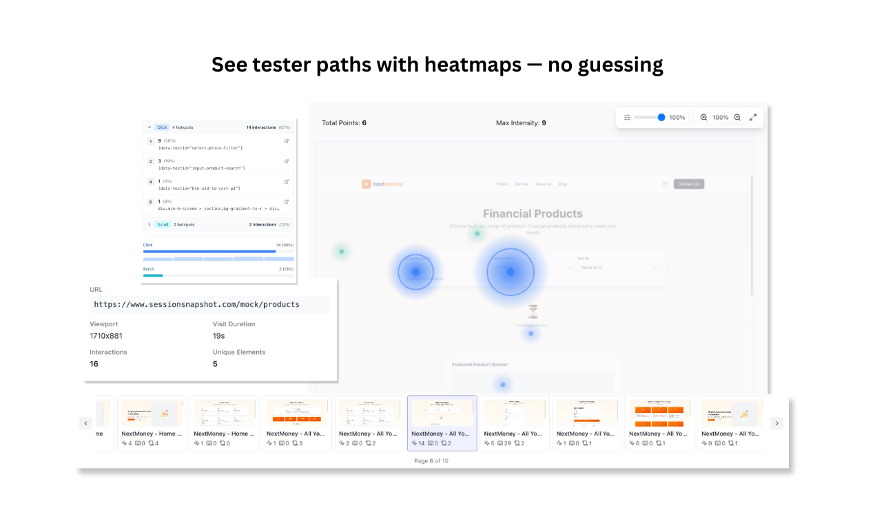 sessionSnapshot gallery image