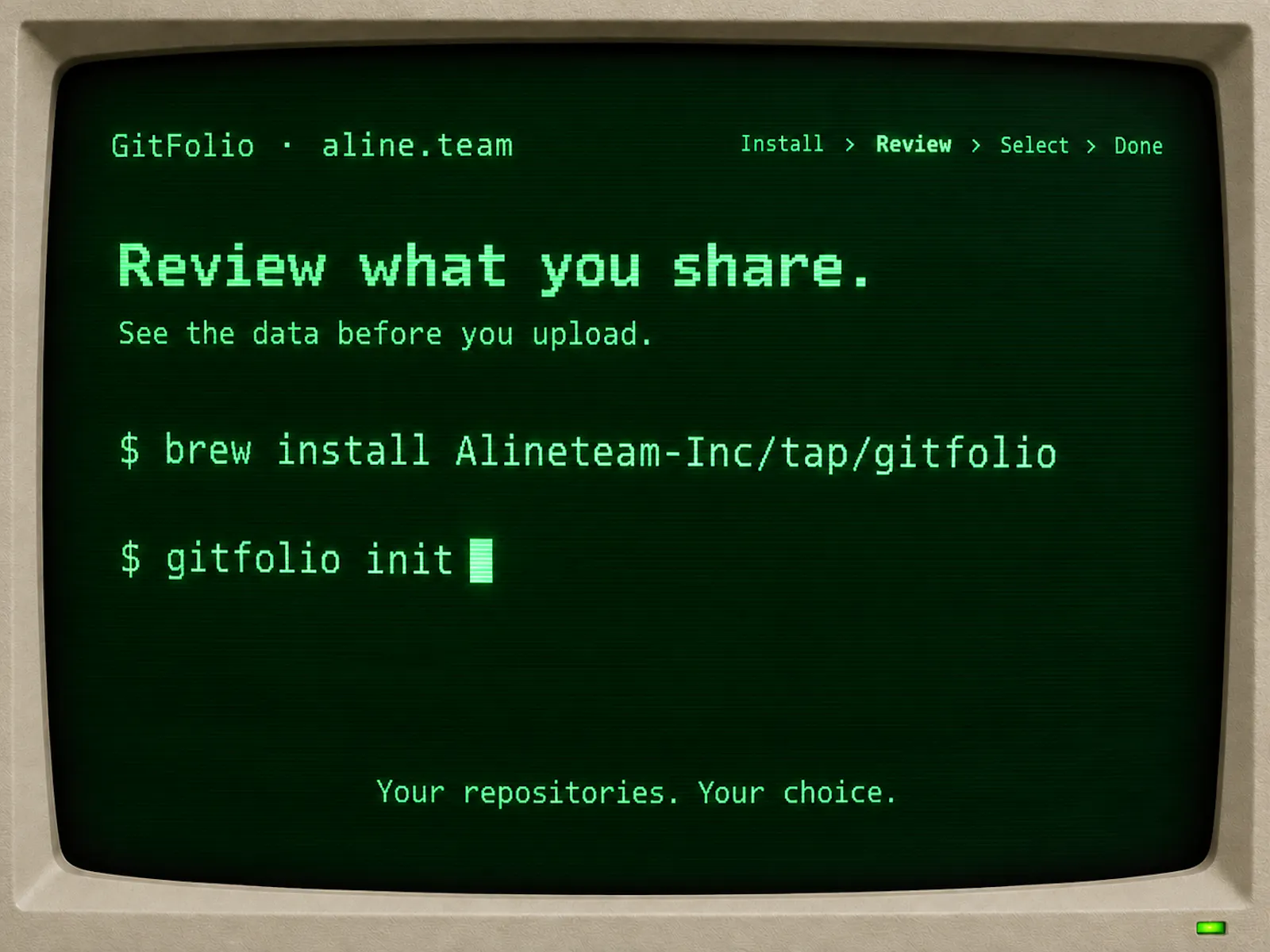 Developer Profile | Aline.team | CLI screenshot 5