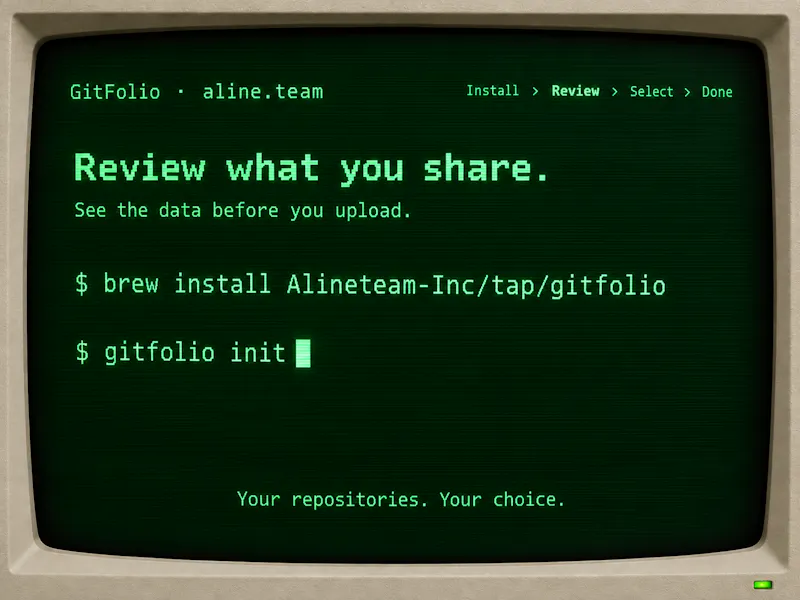 Developer Profile | Aline.team | CLI screenshot 5