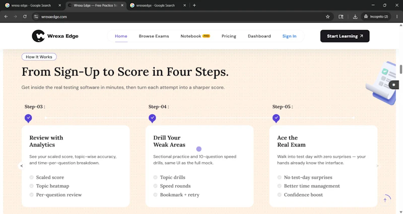 Wrexa Edge — 26500+ Mock Exams screenshot 5