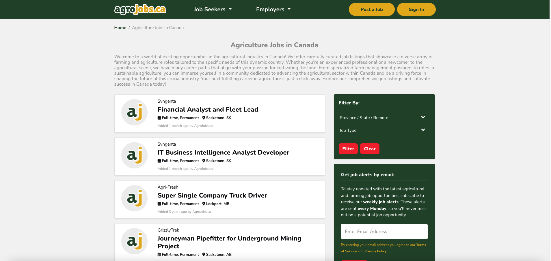 AgroJobs.ca - Откройте для себя работу своей мечты в сельском хозяйстве медиа 4